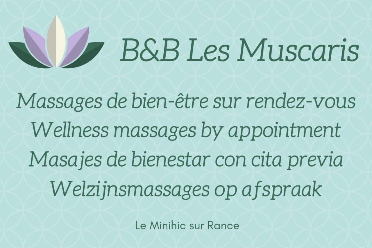 Les Muscaris Bed & Breakfast Le Minihic-sur-Rance Екстериор снимка